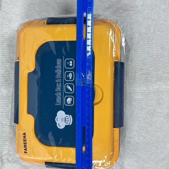 Fareha Yellow and Blue Lunch Box💛💙 - Picture 2 of 11